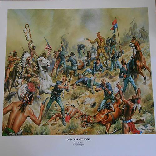 Boîte Vide Hausser Little Big Horn Battle - Circa 1963