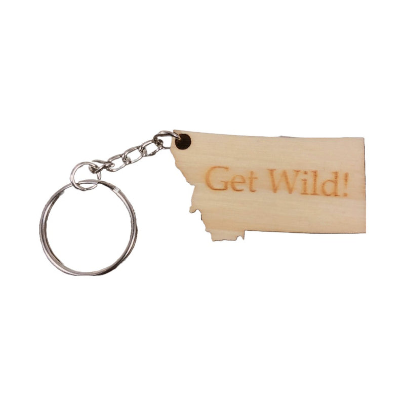 Mt Shape Get Wild Keychain