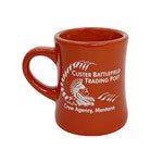 Coffee Cup Custer Battlefield Trading Post Logo Red Diner Mug