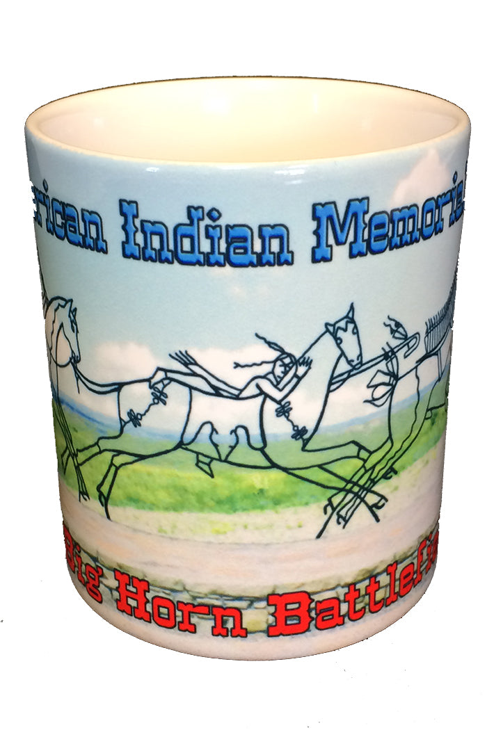 Coffee Mug American Indian Memorial Little Bighorn Battlefield