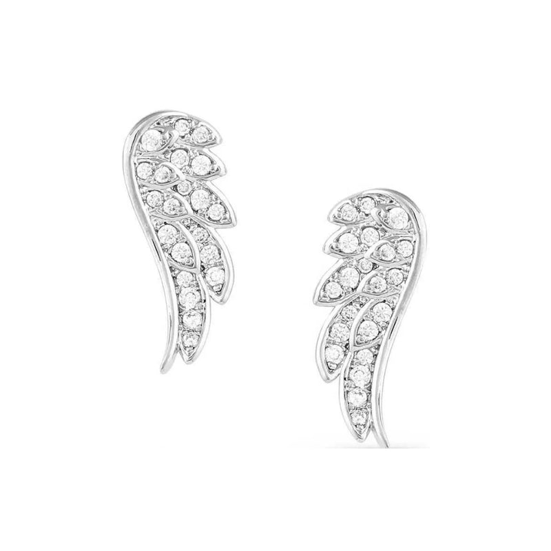 Gaurdian Wings Crystal Earrings