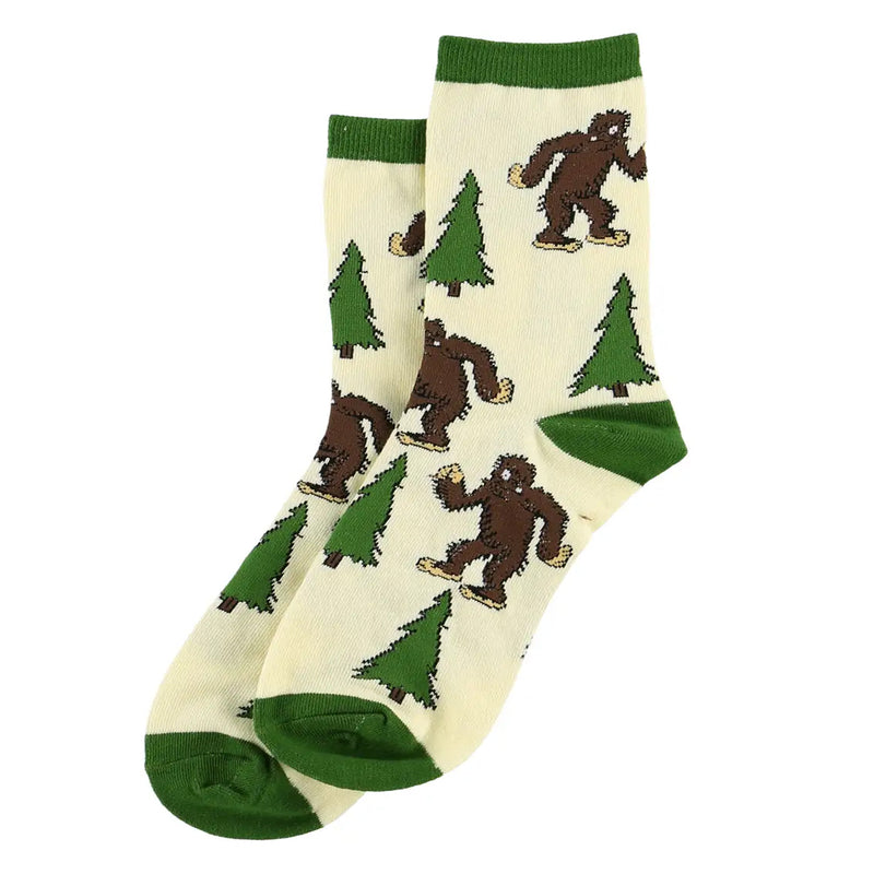 I Believe Bigfoot Crew Sock