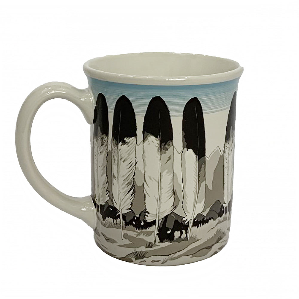 Pendleton Woolen Mills American Indian College Fund Set of Four Printed  Ceramic Mugs