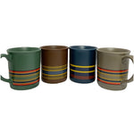 Matte Camp Striped Pendleton Mug Set