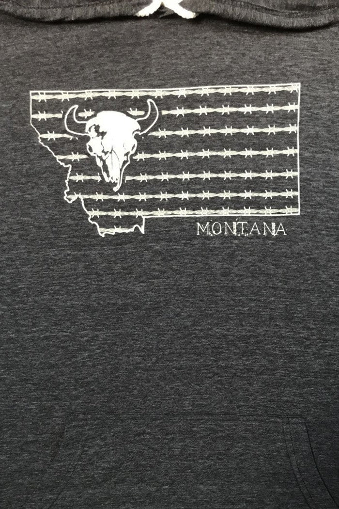 Montana Skull Long Sleeve Sweatshirt