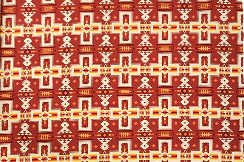 Native American Fabric Terracotta