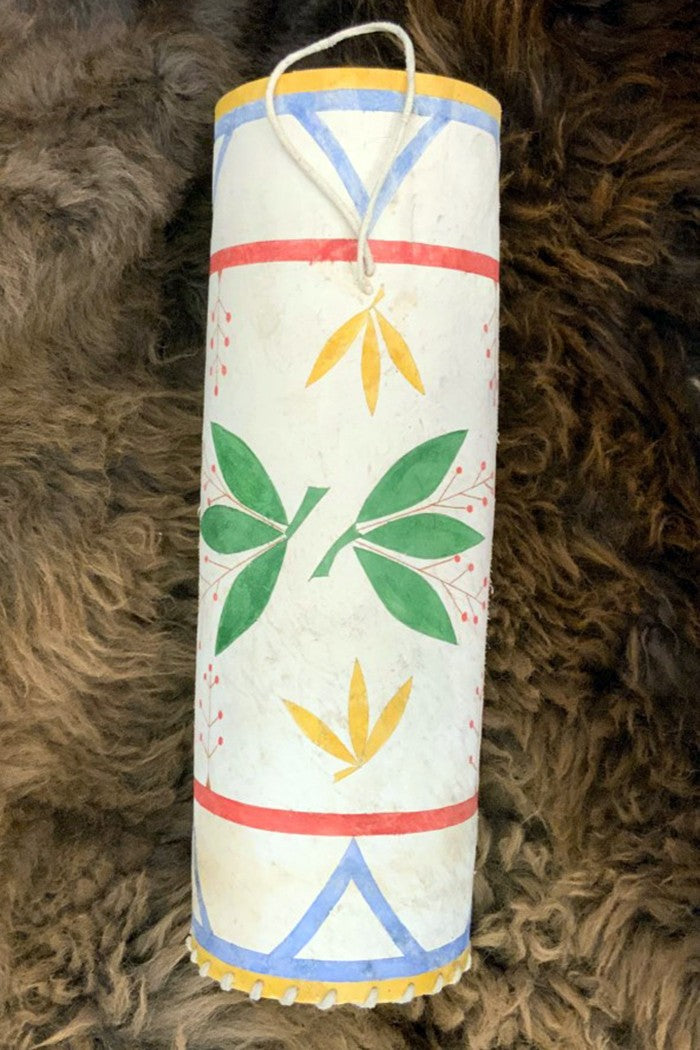 Parfleche Native American Bonnet Cylinder Case