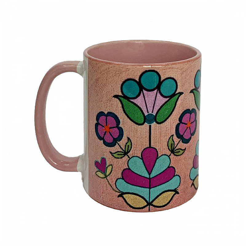 Flower Pink Coffee Mug - PINK