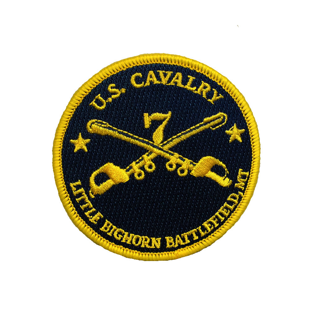 Cavalry Blue Patch Yel/Blu Custer Battlefield Trading Post Company Cavalry Blue Patch Yel/Blu Custer Battlefield Trading Post Company