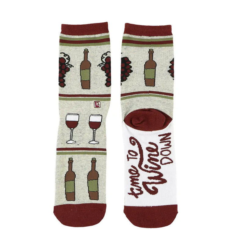 Wine Down Sock